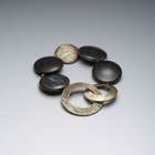 Worn Gold Stretch Bracelet, , small