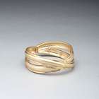 Worn Gold Cuff Bracelet, , small