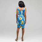 Floral V-Neck Dress Tiered, , small