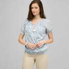 Short Sleeve Raglan Smock Shirt., , small